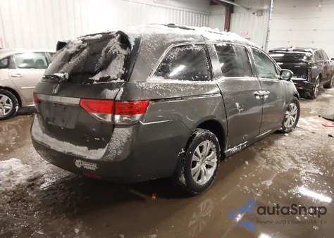 2014 Honda Odyssey Ex-L z USA, uszkodzony, nr VIN 5FNRL5H67EB111433